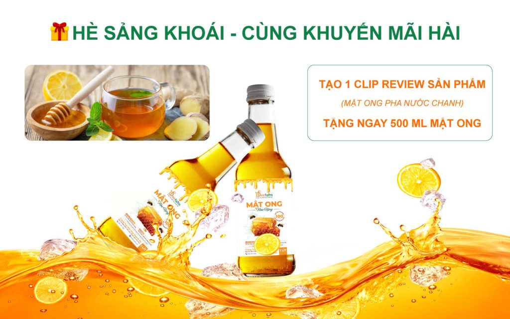 tặng ngay 500ml mật ong hoa rừng